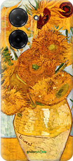 Силиконовый чехол Винсент Ван Гог. Подсолнухи для Xiaomi Redmi A5 4G - 162u-3926 изображение 