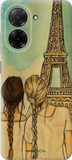 Силіконовий чехол Дівчата в Парижі для Xiaomi POCO C71 4G - 3980u-4146 изображение 