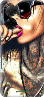 Силиконовый чехол Девушка в тату для Xiaomi Redmi A5 4G - 4001u-3926 изображение 