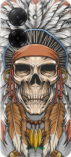 Силіконовий чехол Череп індіанця для Xiaomi Redmi A5 4G - 4032u-3926 изображение 