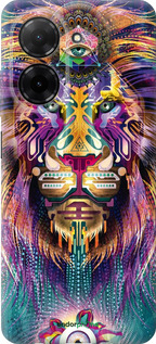 Силиконовый чехол Люминесцентный лев для Xiaomi Redmi A5 4G - 4037u-3926 изображение 