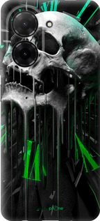 Силиконовый чехол Череп-часы для Xiaomi Redmi A5 4G - 4100u-3926 изображение 