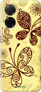 Силіконовий чехол Красиві метелики для Xiaomi POCO C71 4G - 4170u-4146 изображение 