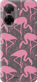 Силиконовый чехол Vintage-Flamingos для Xiaomi Redmi A5 4G - 4171u-3926 изображение 