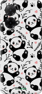 Силиконовый чехол Панды для Xiaomi Redmi A5 4G - 4318u-3926 изображение 