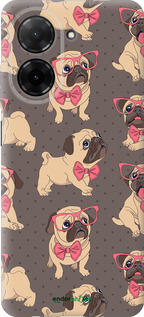 Силиконовый чехол мопсики 2 для Xiaomi Redmi A5 4G - 4362u-3926 изображение 