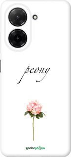 Силиконовый чехол Пион для Xiaomi Redmi A5 4G - 4366u-3926 изображение 