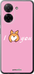 Силиконовый чехол Люблю1 для Xiaomi Redmi A5 4G - 4587u-3926 изображение 