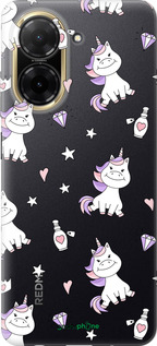 Силиконовый чехол Единорожка v2 для Xiaomi Redmi A5 4G - 4703u-3926 изображение 