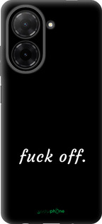 Силиконовый чехол Fuck off для Xiaomi Redmi A5 4G - 4731u-3926 изображение 