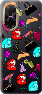 Силиконовый чехол stickers для Xiaomi Redmi A5 4G - 4757u-3926 изображение 