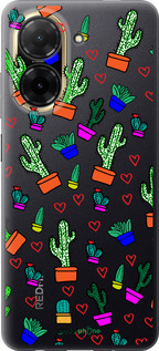 Силіконовий чехол Кактуси 4 для Xiaomi Redmi A5 4G - 4856u-3926 изображение 