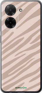 Силиконовый чехол Зебра беж для Xiaomi Redmi A5 4G - 4875u-3926 изображение 