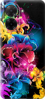 Силиконовый чехол Абстрактные цветы для Xiaomi Redmi A5 4G - 511u-3926 изображение 