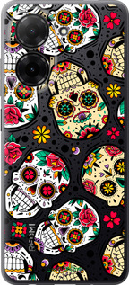 Силіконовий чехол Черепи для Xiaomi Redmi A5 4G - 5471u-3926 изображение 