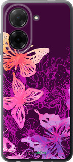 Силиконовый чехол Бабочки v2 для Xiaomi Redmi A5 4G - 5475u-3926 изображение 