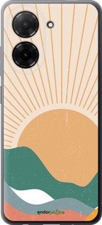 Силиконовый чехол Горы и солнце v2 для Xiaomi Redmi A5 4G - 5488u-3926 изображение 