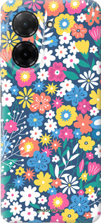 Силиконовый чехол Цветочный фон v4 для Xiaomi Redmi A5 4G - 5494u-3926 изображение 
