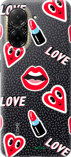 Силіконовий чехол Стікери v3 для Xiaomi Redmi A5 4G - 5502u-3926 изображение 