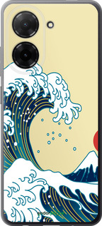 Силиконовый чехол Японские волны для Xiaomi Redmi A5 4G - 5533u-3926 изображение 