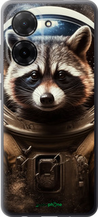 Силиконовый чехол Raccoon austronaut для Xiaomi Redmi A5 4G - 5581u-3926 изображение 