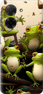 Силиконовый чехол Жабки для Xiaomi Redmi A5 4G - 5656u-3926 изображение 