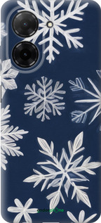 Силиконовый чехол Снежинки для Xiaomi Redmi A5 4G - 5821u-3926 изображение 