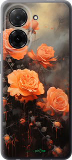 Силиконовый чехол Оранжевые розы для Xiaomi Redmi A5 4G - 5944u-3926 изображение 