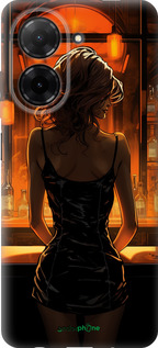 Силиконовый чехол Чехол для телефона Девушка в баре для Xiaomi POCO C71 4G - 5947u-4146 изображение 