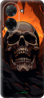 Силиконовый чехол Череп в пещере для Xiaomi Redmi A5 4G - 5959u-3926 изображение 