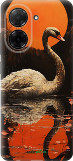 Силіконовий чехол Лебідь для Xiaomi Redmi A5 4G - 5964u-3926 изображение 