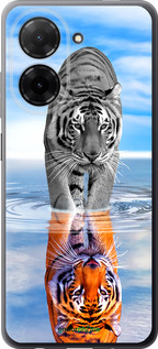 Силиконовый чехол Тигр для Xiaomi Redmi A5 4G - 6016u-3926 изображение 