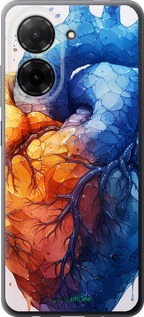 Силиконовый чехол Арт-сердце для Xiaomi Redmi A5 4G - 6034u-3926 изображение 