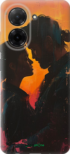 Силиконовый чехол Любовь на полотне для Xiaomi Redmi A5 4G - 6067u-3926 изображение 