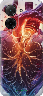 Силиконовый чехол Crystal Heart для Xiaomi Redmi A5 4G - 6070u-3926 изображение 