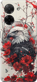 Силиконовый чехол Рубиновый орел для Xiaomi Redmi A5 4G - 6103u-3926 изображение 