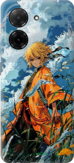 Силіконовий чехол Zenitsu Agatsuma для Xiaomi Redmi A5 4G - 6117u-3926 изображение 