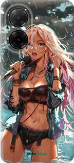 Силиконовый чехол Аниме-звезда под водопадом для Xiaomi Redmi A5 4G - 6121u-3926 изображение 