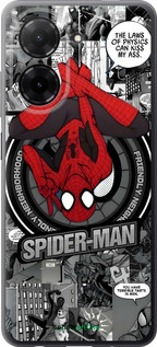 Силиконовый чехол Человек паук для Xiaomi POCO C71 4G - 6279u-4146 изображение 