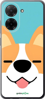 Силиконовый чехол Корги для Xiaomi Redmi A5 4G - 6280u-3926 изображение 