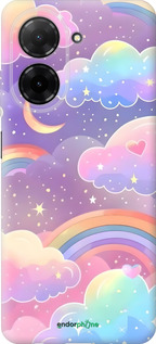 Силіконовий чехол Хмари та веселка для Xiaomi Redmi A5 4G - 6312u-3926 изображение 