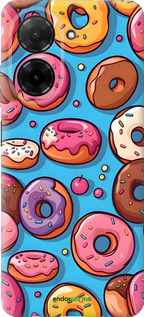 Силіконовий чехол Пончики для Xiaomi Redmi A5 4G - 6318u-3926 изображение 