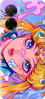 Силиконовый чехол Сейлор Мун 4 для Xiaomi Redmi A5 4G - 6353u-3926 изображение 