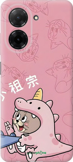 Силиконовый чехол Том и джерри 2 для Xiaomi Redmi A5 4G - 6359u-3926 изображение 