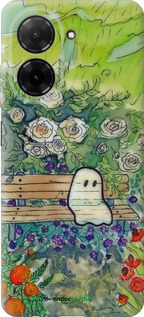 Силіконовий чехол Сумний привид для Xiaomi POCO C71 4G - 6403u-4146 изображение 