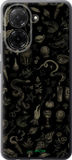 Силиконовый чехол Мистический коллаж с травами и магическими символами для Xiaomi Redmi A5 4G - 6428u-3926 изображение 
