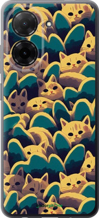 Силиконовый чехол С изображением кошек для Xiaomi Redmi A5 4G - 6429u-3926 изображение 
