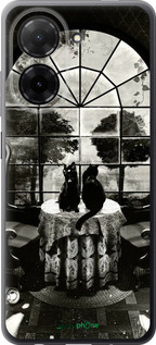 Силиконовый чехол Череп и коты для Xiaomi Redmi A5 4G - 6432u-3926 изображение 