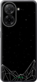 Силіконовий чехол Чорно білі абстрактні гори для Xiaomi Redmi A5 4G - 6437u-3926 изображение 