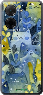 Силиконовый чехол С изображением кошачьего леса для Xiaomi Redmi A5 4G - 6447u-3926 изображение 